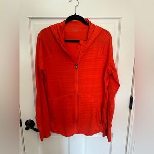Athleta Vibrant Red Zip-Up Jacket